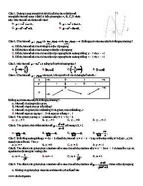 Đề ôn tập môn Toán - Đề 2